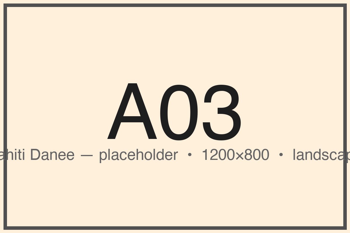 A03 — Placeholder